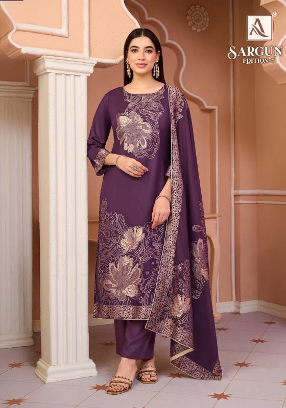 Alok sargun vol 7 wholesale dress materials in mysore